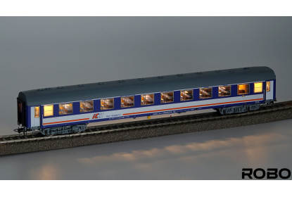 244211 - PKP Intercity kuszetka, stacja Warszawa Grochów, model z oświetleniem