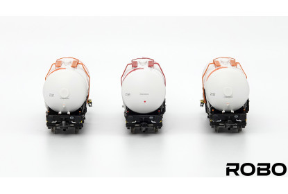 102520 - set of 3 Freight tanker wagons type 406Ra/Rb D.E.C. CPN
