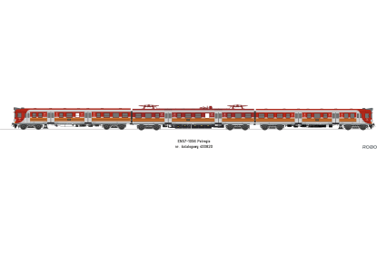 400820 - EN57-1056 PolRegio Małopolski Zakład w Krakowie station, model with interior lightning