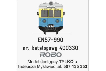 400330 - EN57-990 Przydział Lok. Tarnowskie Góry ***Model na specjalne zamówienie***