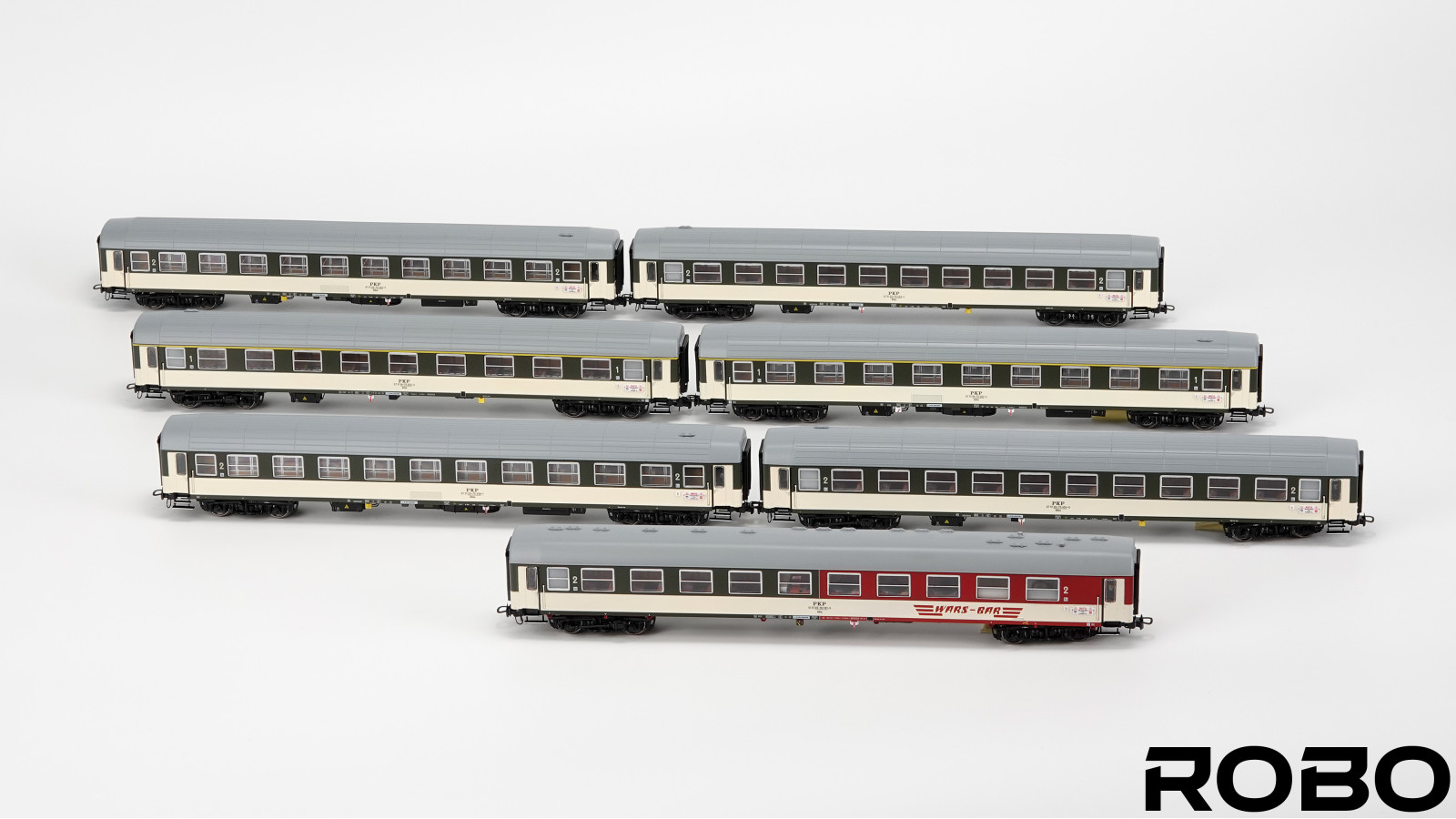 200901 - EXPRES WARTA - set of 7 coaches interior lighting set - NEW ROBO 2.0 LIGHTING BOARD