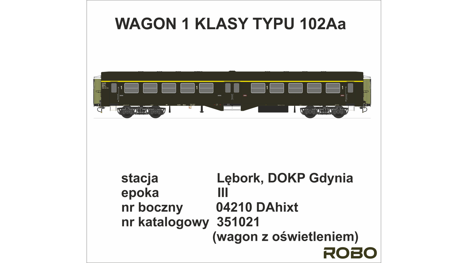 351021- "Ryflak" PKP 1st class, Lębork DOKP Gdynia station, NEW ROBO 2.0 LIGHTING BOARD