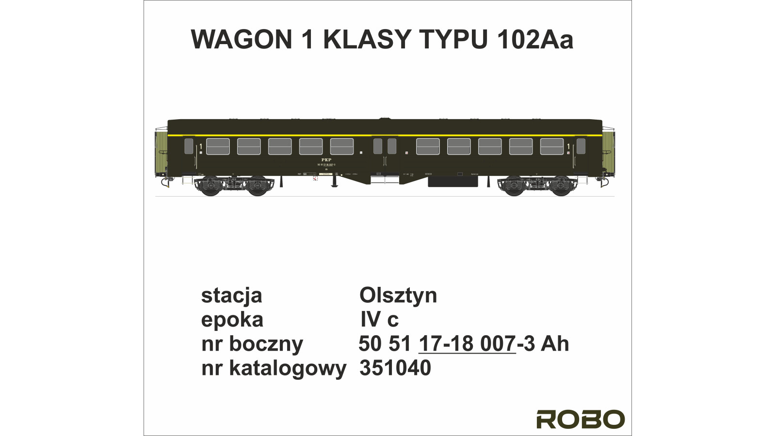 351040 - "Ryflak" PKP 1st class, OLSZTYN GŁ. station