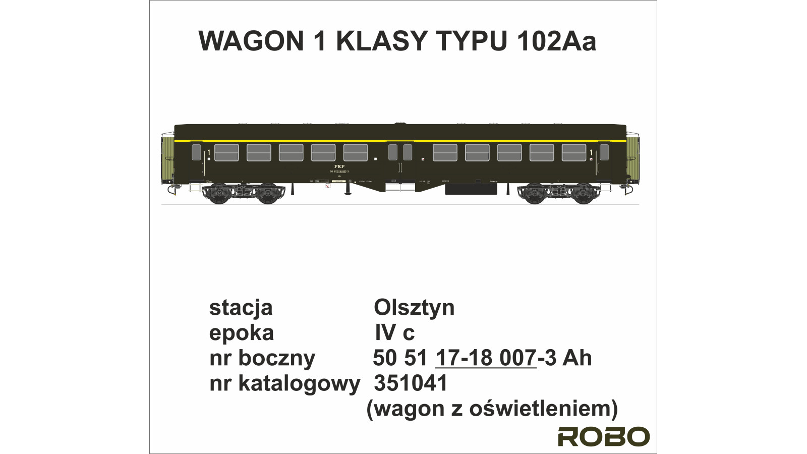 351041 - "Ryflak" PKP 1st class, OLSZTYN GŁ. station, NEW ROBO 2.0 LIGHTING BOARD