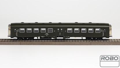 302021 - Set of 3 2nd class coaches, Jarocin station - "Ryflak", NEW ROBO 2.0 LIGHTING BOARD