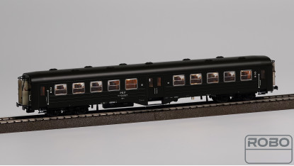 302021 - Set of 3 2nd class coaches, Jarocin station - "Ryflak", NEW ROBO 2.0 LIGHTING BOARD