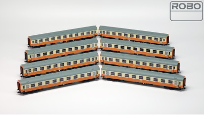 200111 - Städteexpress - Y/B-70 Bautzen - zestaw 8 wagonów, stacja Berlin Lichtenberg- NOWA PŁYTKA OŚWIETLENIOWA ROBO 2.0