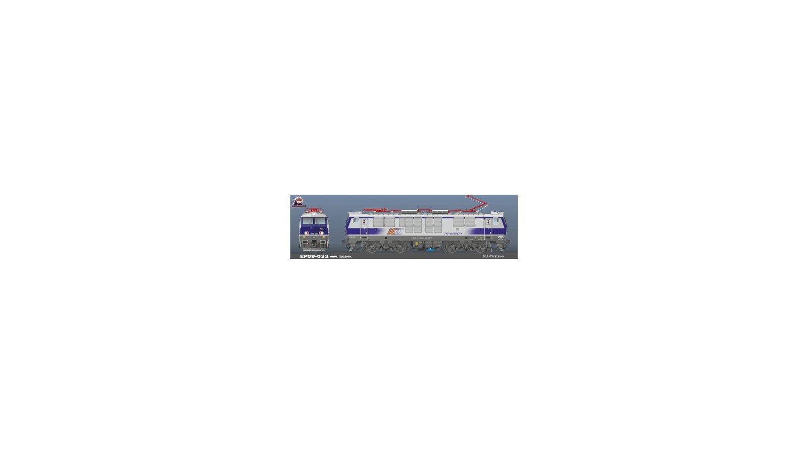 SM109005 Schlesienmodelle - PKP Intercity EP09-033, wersja analogowa – Zakład Centralny w Warszawie