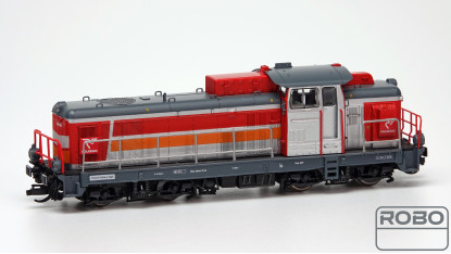 010003 - Disel Lokomotive SU42 509, Pomeranian Division in Gdynia, Analog version, scale 1:120