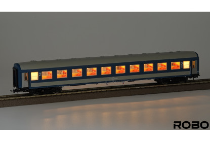 200081-1- TOKAJ EXPRESSZ, set of 4 coaches with interior lighting