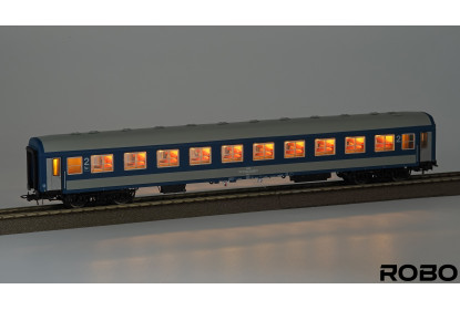 200081-1- TOKAJ EXPRESSZ, set of 4 coaches with interior lighting