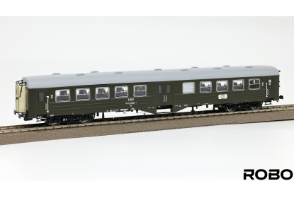 300011 - Set of 2 2nd class wagons, Białogard station - "Ryflak", models with interior lighting