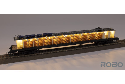 200021 - OST-WEST, set of 4 wagons with interior lights