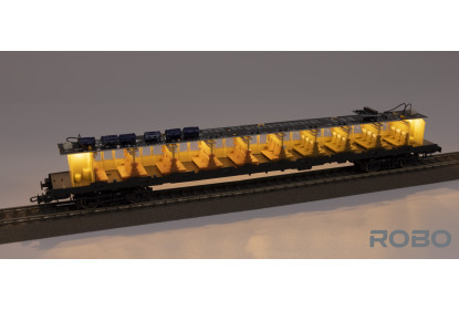 200021 - OST-WEST, set of 4 wagons with interior lights