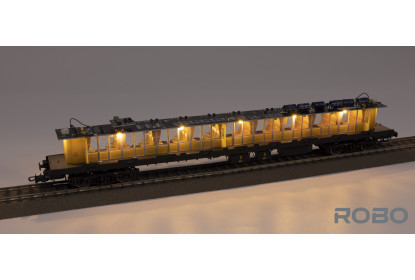 200021 - OST-WEST, set of 4 wagons with interior lights